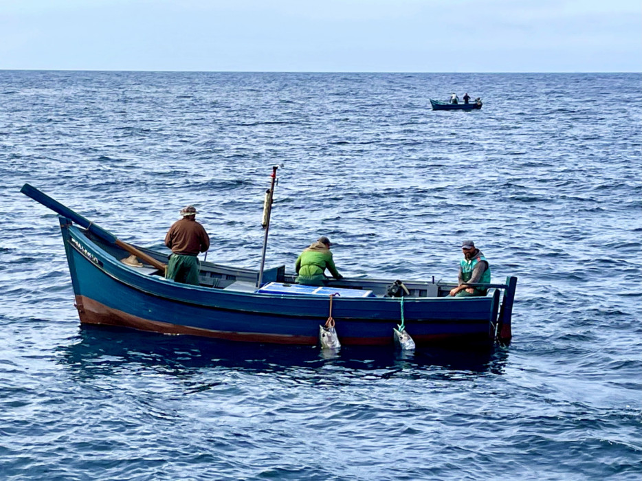 139904_2428393_2916959_700 Tonijnvissers aan het werk voor de kust van Marokko